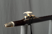 African Blackwood  Native American Flute, Minor, High D-5, #L56F (0)